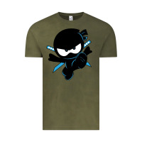 Vintage Olive ninja kid Vintage Tee - Unal Design