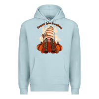 Blue Mist Pumpkin spice every thing Premium Hoodie - NancyCooperArtShop