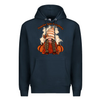Navy Pumpkin spice every thing Premium Hoodie - NancyCooperArtShop