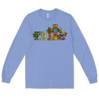 Colony Blue christmas cross faith Long Sleeve Tee - RanaPortraitStore