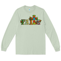 Matcha christmas cross faith Long Sleeve Tee - RanaPortraitStore
