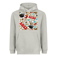 Moon Dust graduation 2022 seamless pattern Heavyweight Hoodie - BundleAndBundleShop