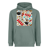 Sage graduation 2022 seamless pattern Heavyweight Hoodie - BundleAndBundleShop