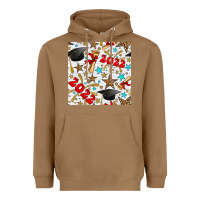 Toasted Coconut graduation 2022 seamless pattern Heavyweight Hoodie - BundleAndBundleShop