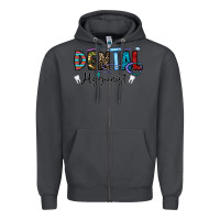 Smoke dental hygienist Zipper Hoodie - CowhideDigitalArt