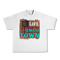 Lunar Rock life is better in a small town Urban Heavy Tee - texasbilliewilder