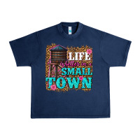 Navy life is better in a small town Urban Heavy Tee - texasbilliewilder