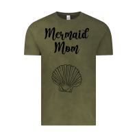 Vintage Olive Mermaid mom Vintage Tee - Unal Design