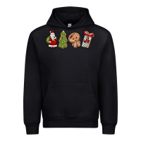 Black christmas milk and cookies Urban Hoodie - MaliasSmallBusiness
