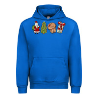Cobalt christmas milk and cookies Urban Hoodie - MaliasSmallBusiness