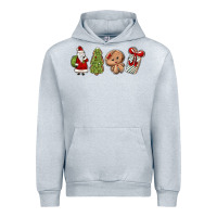 Heather Grey christmas milk and cookies Urban Hoodie - MaliasSmallBusiness