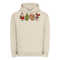 Pigment French Oak christmas milk and cookies Urban Hoodie - MaliasSmallBusiness