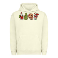 Pigment Pistachio christmas milk and cookies Urban Hoodie - MaliasSmallBusiness
