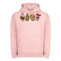Pigment Salmon christmas milk and cookies Urban Hoodie - MaliasSmallBusiness