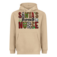 Santa's Favorite Nurse Heavyweight Hoodie | Teevron