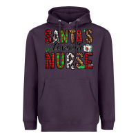 Plum santa's favorite nurse Heavyweight Hoodie - Jasminsmagicworld