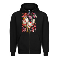 Black i see you chicken me out Zipper Hoodie - RacoonDesign