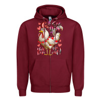 Burgundy i see you chicken me out Zipper Hoodie - RacoonDesign