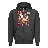 Charcoal Heather i see you chicken me out Zipper Hoodie - RacoonDesign