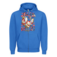 True Royal i see you chicken me out Zipper Hoodie - RacoonDesign