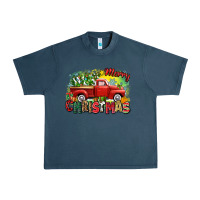 Midnight Navy merry christmas truck Urban Heavy Tee - Zillion Design Studio