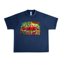 Navy merry christmas truck Urban Heavy Tee - Zillion Design Studio