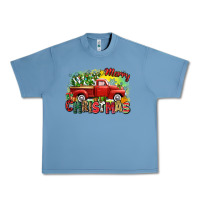 Pebble Blue merry christmas truck Urban Heavy Tee - Zillion Design Studio