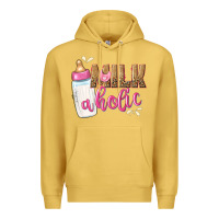 Antique Gold milkaholic girls Premium Hoodie - NancyCooperArtShop