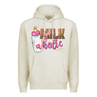 Oatmeal Heather milkaholic girls Premium Hoodie - NancyCooperArtShop