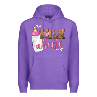 Purple milkaholic girls Premium Hoodie - NancyCooperArtShop