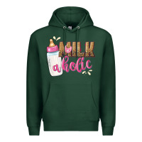 Sports Green milkaholic girls Premium Hoodie - NancyCooperArtShop