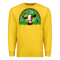 Lemon st patricks cow rainbow Premium Sweatshirt - Artiststas