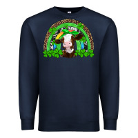 Navy st patricks cow rainbow Premium Sweatshirt - Artiststas
