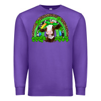 Purple st patricks cow rainbow Premium Sweatshirt - Artiststas