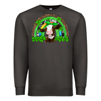 Smoke st patricks cow rainbow Premium Sweatshirt - Artiststas