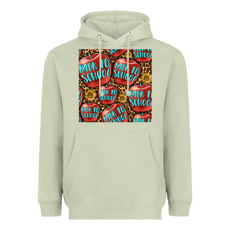 Back To School With Apple Seamless Pattern Heavyweight Hoodie by BundleAndBundleShop | Teevron