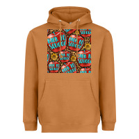 Meerkat back to school with apple seamless pattern Heavyweight Hoodie - BundleAndBundleShop