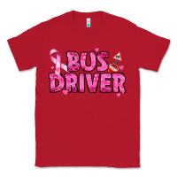 Red breast cancer bus driver Classic Tee - texasbilliewilder