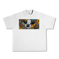 Lunar Rock Baby cow with sunflower and leopard Urban Heavy Tee - RanaPortraitStore