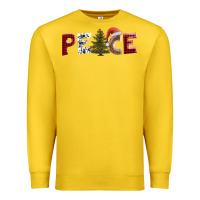 Lemon peace christmas Premium Sweatshirt - AdoDesignShop