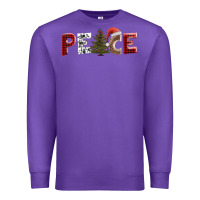 Purple peace christmas Premium Sweatshirt - AdoDesignShop