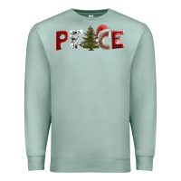 Seafoam peace christmas Premium Sweatshirt - AdoDesignShop