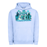 Pigment Grape Ice hello winter snowman Urban Hoodie - MaliasSmallBusiness