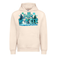 Sandshell hello winter snowman Urban Hoodie - MaliasSmallBusiness