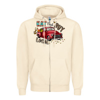 Sandshell eat fresh buy local Zipper Hoodie - CowhideDigitalArt