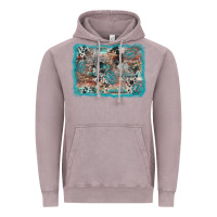 Vintage Zinc cross western background Vintage Hoodie - AdoDesignShop
