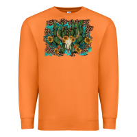 Carrot leopard bull skull cactus sunflowers Premium Sweatshirt - AdoDesignShop
