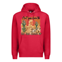 Cardinal ain t going down til the sun comes up Premium Hoodie - MaliasSmallBusiness