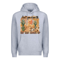 Heather Grey ain t going down til the sun comes up Premium Hoodie - MaliasSmallBusiness