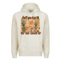 Oatmeal Heather ain t going down til the sun comes up Premium Hoodie - MaliasSmallBusiness